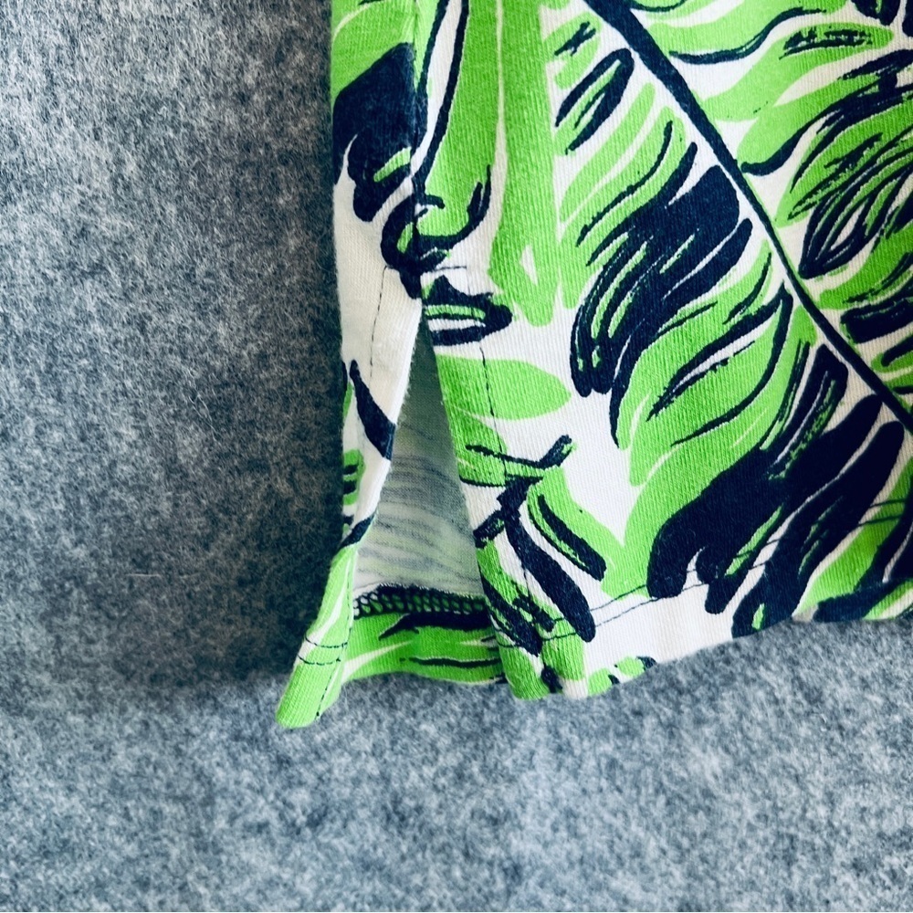HIHO Palm Leaf Cap Sleeve Dress 🌴 Island Babe Vibes Size Small - Picture 8 of 10